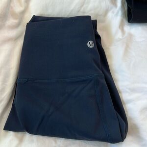 Navy lululemon leggings size 2